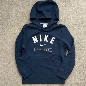 Nike Kids Hoodie in Navy Blue